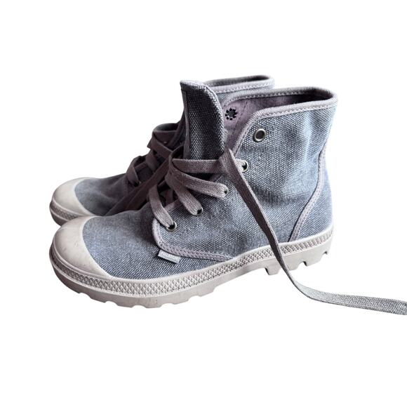Palladium Pampa Hi Boue Boot Womens sz 7 gray - Picture 5 of 10